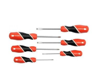 TOYA YATO SET ODVIJAČA 6 KOM 25965 S2 58 HRC, RAVNI/PREČNI