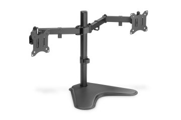 Digitus dvostruki stolni stalak 2xLCD maks. 32" maks. 2x 8kg nagibno-okretni brzi otpuštajući