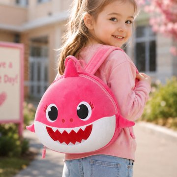 SUPERCUTE ruksak - Baby Shark Pink