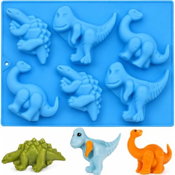 Forma, foremka silikonowa do pieczenia ciastek, czekoladek, babeczek Dinozaury