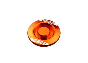 Scar RACING ČEPOVI ZA KONTROLU MOTORA KTM 250/350 SXF '11-'25, SX 450F '23-'25, 250/350 EXCF '12-'25, FREERIDE, DUKE, ADVENTURE ORANGE