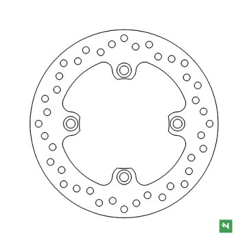 Newfren STRAŽNJI KOČIONI DISK HONDA CBR 600F '91-'06, CBR 1000RR '04-'14, CB 600 HORNET, CBR 900, VTR 1000 (220X105X5)
