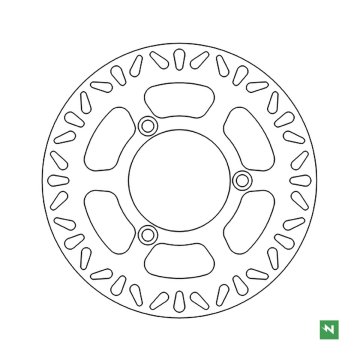 Newfren KOČIONI DISK PREDNJI/STRAŽNJI SUZUKI BURGMAN 125/200 '06-'14 (240X89X4.5) (3X10.5MM)