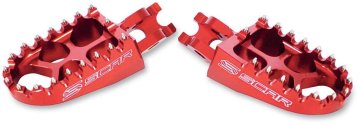 Scar RACING ALUMINIJSKI OSLONCIV ZA STOPALE KAWASAKI KXF '06-'17, KXF 450 '07-'17, CRF 250 '02-'17 PLAVI