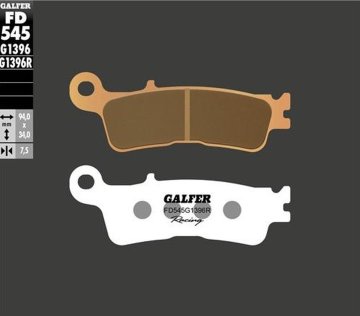 Galfer KOČIONE PLOČICE KH755 FANTIC XX 125; XEF/XXF 250/450; XEX 250 '22-; YAMAHA YZ 250 '22-; WR/YZ 250F/450F '21-; YZ 450FX '21- SINTERIRANI METALNI UTRKAĆI (ZLATNI) PREDNJI