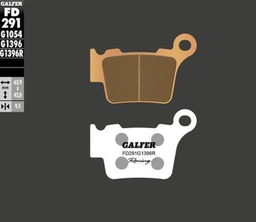 Galfer KOČIONE PLOČICE KH368 SINTERIRANI METAL (ZLATNE) OFF ROAD UTRKE
