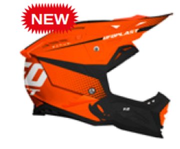 UFO Echus XL Cross kaciga fluo narančasta ECE 22R06 2024 Off-road