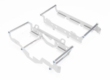 CrossPro ALUMINIJSKI ZAŠTITNI SVJETLI HLADNJAK (ZA MOTOCIKL S VENTILATOROM) KTM EXC '17-'18, EXCF '17-'19, HUSQVARNA TE/FE '17-'19 BOJA SREBRNA