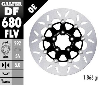 Galfer PREDNJI KOČIONI DISK HARLEY-DAVIDSON (292X56X5) PLUTAJUĆI (VIDI OPIS)