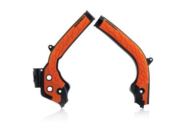 Acerbis X-GRIP ZAŠTITNI ŠTITNICI ZA OKVIR KTM EXC / EXC-F '17-'19, SX /SX-F '16-'18, HUSQVARNA FC / TC '16-'18, FE / TE '17-'19 BOJA CRNA / NARANČASTA