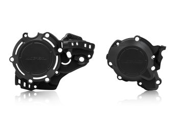 Acerbis POKLOPCI MOTORA (ZAŠTITNI POKLOPAC KVAČILA I ALTERNATORA) X-POWER KTM SX 250 '19-'22, EXC 250 / 300 '20-'23, HUSQVARNA TE 250 / 300 '20-'23, TC 250 '19-'22 CRNI