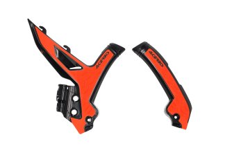 Acerbis X-GRIP ZAŠTITNI RAČUNI KTM EXC / EXC-F / XC-W '24-'25, SX / SX-F / XC / XC-F '23-'25 BOJA CRNA / NARANČASTA