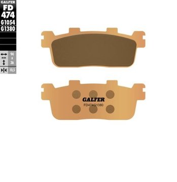 Galfer KOČIONE PLOČICE KH607 SINTERIRANI METAL (ZLATNE) ZA SKUTER