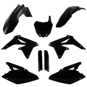 Polisport Plastični komplet RMZ 450 08 17 Crni izdržljivi