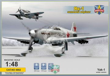 DE Model sovjetskog lovca Jak-1 na skijama 4802 u mjerilu 1/48