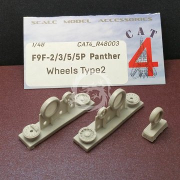 Dodatni komplet za Panther kotače tipa 2 F9F-2/3/5/5P R48003 u mjerilu 1/48