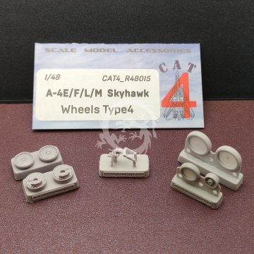 A-4E/F/L/M Skyhawk kotači tip 4 ravni R48015 set pribora u mjerilu 1/48