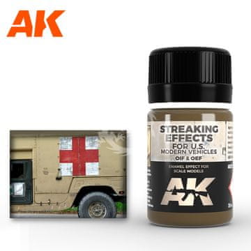 AK-Interactive Emajlirani proizvod OIF i OEF US Vehicles Streaking Effects AK-123 AK123 35 ml
