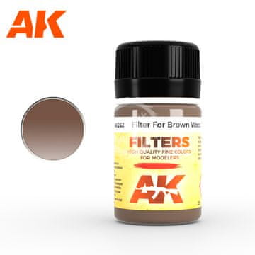 AK-Interactive Emajlirani proizvod Crveno-smeđi filter (filter za drvo) AK-262 AK262 35 ml