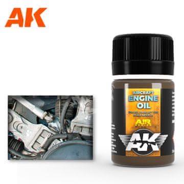 AK-Interactive Emajlirani proizvod Ulje za zrakoplovne motore AK-2019 AK2019 35 ml