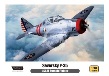 Seversky P-35 USAAC Pursuit Fighter WP14814 model u mjerilu 1/48