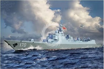 Trumpeter PLA Navy Razarač Tip 052C 06730 Komplet modela u mjerilu 1/700