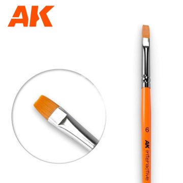 AK-Interactive AK Interactive AK611 6 sintetičkih ravnih kistova