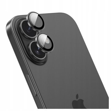 Innostyle SZKŁO NA APARAT OSŁONA OCHRONA OBIEKTYWU DO IPHONE 17 CZARNE