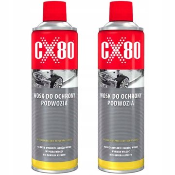 cx80 Wosk w sprayu do konserwacji podwozia nadkoli antykorozyjny 500ml x 2