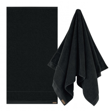 Zwoltex QUEEN Ręcznik kąpielowy duży gruby czarny 650g 70x140cm