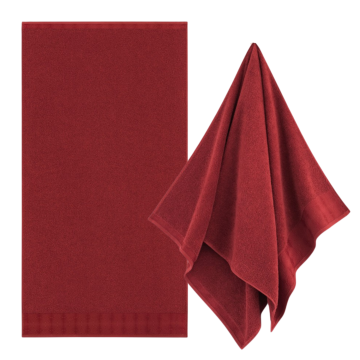 Zwoltex ELIPSE ręcznik kąpielowy duży czerwony 420g 70x140cm