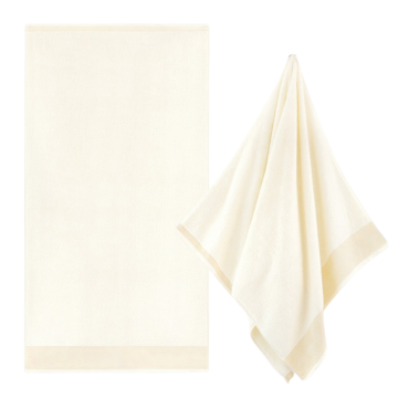 Zwoltex ELIPSE Ręcznik kąpielowy duży chłonny bawełniany écru 420g 70x140cm