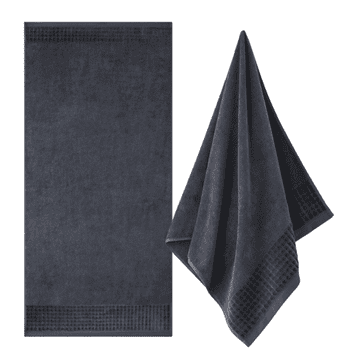 Zwoltex PAULO 3 AB Ręcznik kąpielowy duży grafit 500g 70x140cm