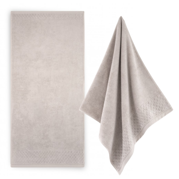 Zwoltex CARLO AB Ręcznik kąpielowy duży beżowy 500g 50x100cm
