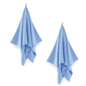 Zwoltex KIWI2 komplet ręczników ręcznik niebieski 2szt 70x140 50x100