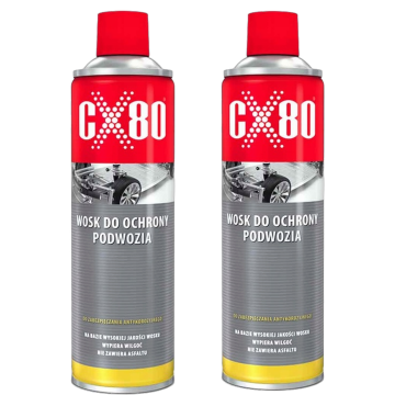 cx80 Wosk w sprayu do konserwacji podwozia nadkoli antykorozyjny 2x500ml