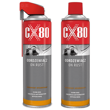 cx80 ON RUST Odrdzewiacz śrub metalu w sprayu na rdzę antykorozyjny 2x500ml
