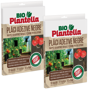 UNICHEM BIO PLANTELLA Kleiste arkusze tablice lepy na miniarkę czarne 17x24cm 20szt