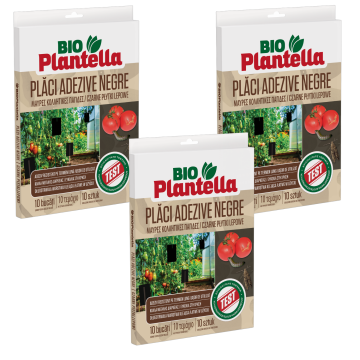 UNICHEM BIO PLANTELLA Kleiste arkusze tablice lepy na miniarkę czarne 17x24cm 30szt