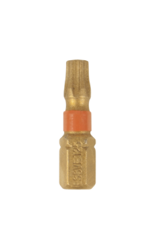 éS Bity udarowe XTR krótkie Torx TX25 Bit stożkowy wkrętakowy 25mm 3szt