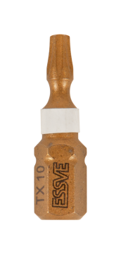 éS Bity udarowe XTR krótkie Torx TX10 Bit stożkowy wkrętakowy 25mm 3szt