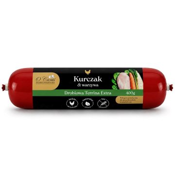 O´canis O'CANIS Terrina Extra piletina i povrće mokra hrana za pse 400g