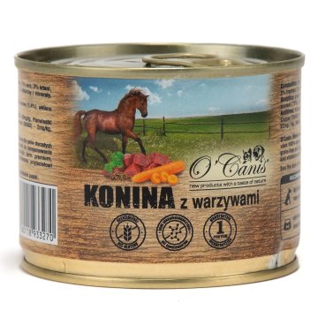 O´canis O'CANIS Konjetina i povrće mokra hrana za pse 200g