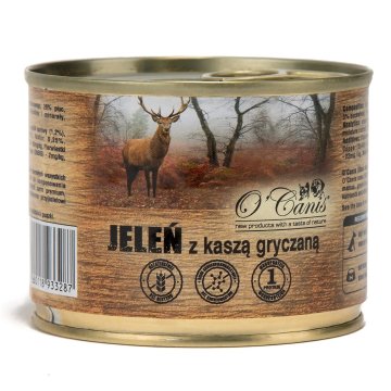 O´canis O'CANIS Srnetina s heljdom mokra hrana za pse 200g