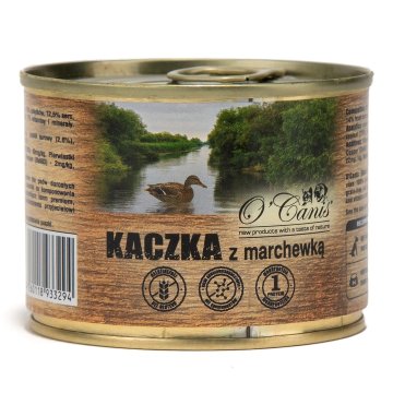 O´canis O'CANIS Patka s mrkvom mokra hrana za pse 200g