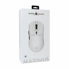 White Shark Bežični miš bijeli GM-9010 MAXIMUS-W