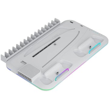 Canyon CS-51 stalak za hlađenje, RGB, PS5 Slim/DE Charge, bijeli