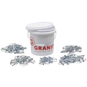 Set osigurača, pocinčani čelik, 999004, 20 komada