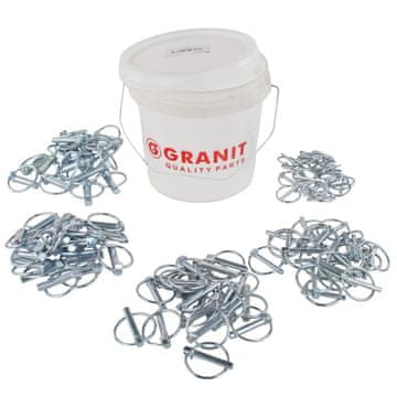 Set osigurača, 20 komada, promjer 4,5, 6, 8, 10, 11, kanta 999005