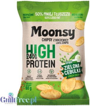 Mo s visokim udjelom proteina 24%, mladi luk - tanki komadići leće 50% manje masti